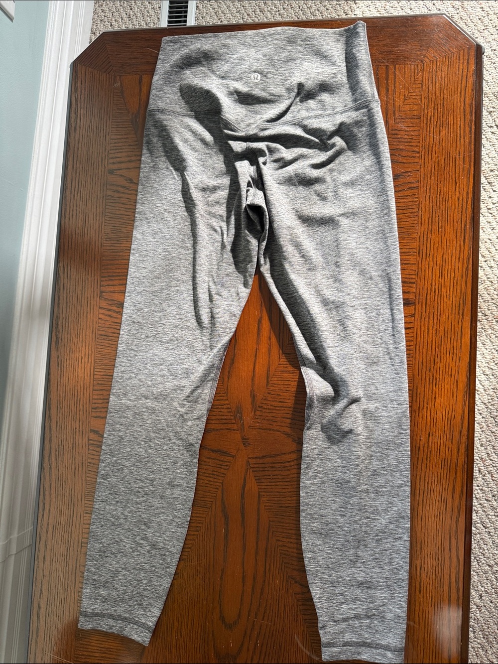 Lululemon Align High-Rise Leggings 25” Heathered Graphite Grey Size 6 - Picture 2 of 3